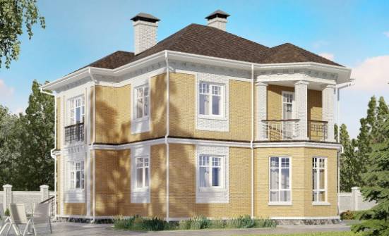 160-001-Л Проект двухэтажного дома, бюджетный домик из арболита Каменск-Уральский | Проекты домов от House Expert