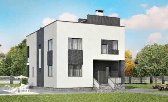225-001-П Проект двухэтажного дома, простой домик из пеноблока Каменск-Уральский | Проекты домов от House Expert