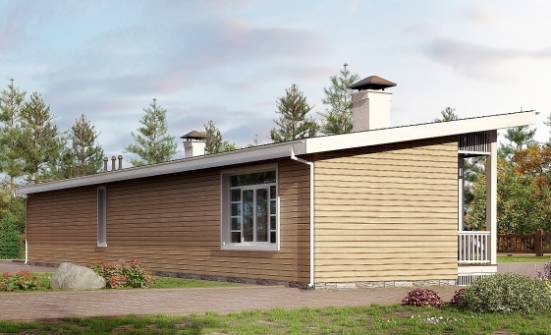 110-004-Л Проект бани из кирпича Каменск-Уральский | Проекты одноэтажных домов от House Expert