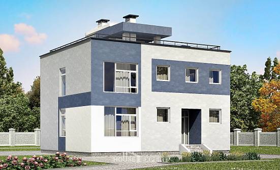 180-005-П Проект двухэтажного дома, классический дом из газобетона Каменск-Уральский | Проекты домов от House Expert