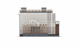 215-002-Л Проект двухэтажного дома, средний загородный дом из поризованных блоков Каменск-Уральский, House Expert