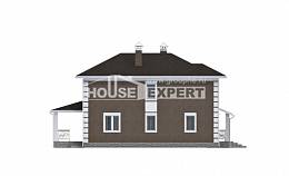 185-002-П Проект двухэтажного дома, скромный дом из бризолита Каменск-Уральский, House Expert