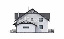 290-003-П Проект двухэтажного дома с мансардным этажом, уютный дом из бризолита Каменск-Уральский, House Expert