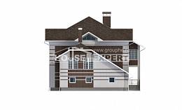 505-002-Л Проект трехэтажного дома, гараж, красивый дом из кирпича Каменск-Уральский, House Expert
