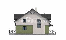 120-003-П Проект двухэтажного дома с мансардным этажом, бюджетный домик из бризолита Каменск-Уральский, House Expert