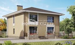 180-015-Л Проект двухэтажного дома, доступный загородный дом из поризованных блоков Каменск-Уральский, House Expert