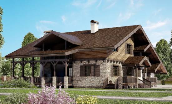 320-002-П Проект двухэтажного дома мансардой, классический дом из кирпича, Каменск-Уральский
