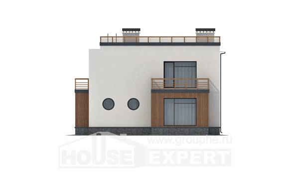 215-002-Л Проект двухэтажного дома, средний домик из арболита, Каменск-Уральский