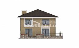 180-015-Л Проект двухэтажного дома, бюджетный загородный дом из бризолита Каменск-Уральский, House Expert