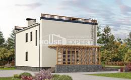 215-002-Л Проект двухэтажного дома, простой дом из газобетона, Каменск-Уральский