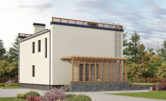 215-002-Л Проект двухэтажного дома, просторный загородный дом из твинблока, Каменск-Уральский