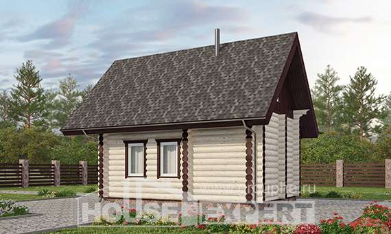 035-001-Л Проект бани из дерева Каменск-Уральский, House Expert